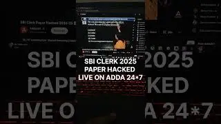 SBI CLERK MERATHON | PAPER HACKED #sbiclerk #adda247 #sbiclerkreasoning #sbi #sbipo #sbiclerkprelims