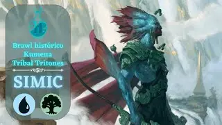 Brawl 100  (His) - Simic Tribal Tritones - KUMENA - Gameplay MTG ARENA