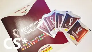 Opening 5 packs of Panini FIFA World Cup Qatar 2022 stickers
