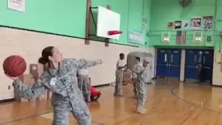 Basketball Shot with one hand, all Net no Rim. Wow!! 👀🏀🏀