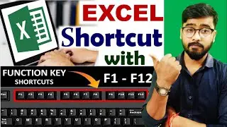 Excel Shortcuts with Functional Keys | MS Excel F1 - F12 Shortcut | #ms_excel