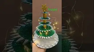 #shortsviral #diy #christmastree #how to make mini Christmas tree at home#glitter paper#new style🌲⭐⛄