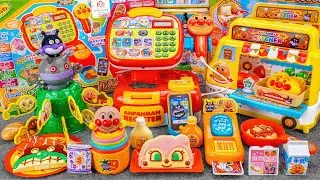 9 Minutes Satisfying with Unboxing Cute Self-service Scanning Bread Superman Cash Register Playset