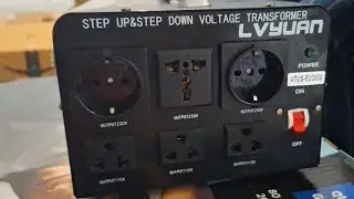 UNBOXING 3000W Voltage Converter Transformer 110-220V, 220-110V Step Up/Down US Standard Power Cord