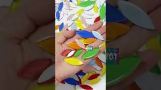 Leaf-Shaped Mandala Mosaic | 3 Sizes + Custom Colors