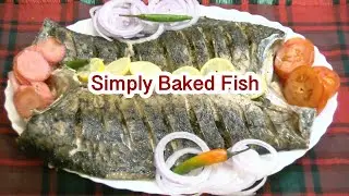 Simply Plain Baked Fish (With English Subtitles)