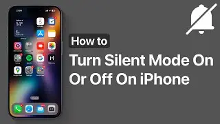 How To Turn Silent Mode On Or Off iPhone 16 And iPhone 15