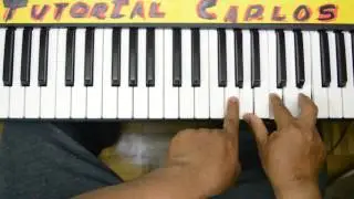 Como tocar Salsa 1 Em - Tutorial Piano Carlos