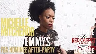 Michelle Mitchenor #LethalWeapon interviewed after 2017 Emmys at FOX Nominee After-Party #Emmys