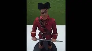 Figurine Pirate Barbe-Rouge - Collection Eaglemoss (2018)