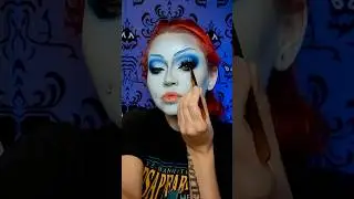 Haunted Mansion how-to makeup using Dreamtone Virgin w/@sydneynicoleaddams🦇#WorldGothDay #cosplay