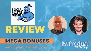 Social Posts Genie Review + Award-Winning Bonuses To Make It Work FASTER (Worth $997)!