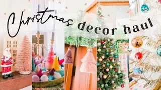 Colorful & Whimsical Christmas Decor Haul! 💖🎄✨
