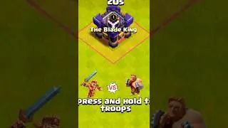 Super barbarian vs Super giant || clash of clan #ytshorts #coc #clashroyale #coctrend  #thebladeking