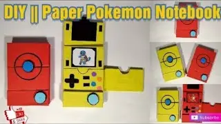 DIY || Paper Pokemon Notebook