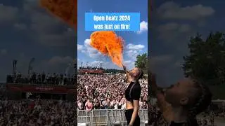 Open Beatz 2024 was hot 🔥🧯 #shorts #festivals #hardstyle #rave