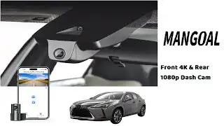 Mangoal Front 4K & Rear 1080p Dash Cam ! Completely Review