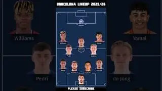 #barcelona lineup 2025/26 #barca #bar&ccedil;a #football #transfer #rumour #lineup #signings #soccer #spain