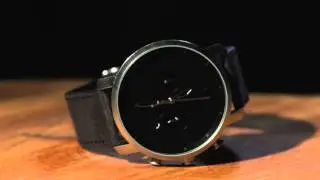 The MVMT Chrono Silver/Black Leather