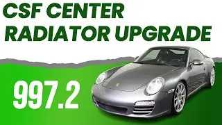 Porsche 997.2 Carrera CSF Center Radiator Upgrade (911 2009-2012)