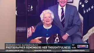 Bush family photographer shares memories