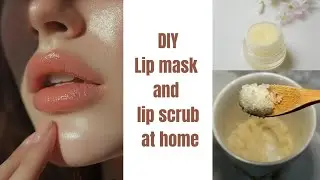 DIY lip scrub and lip mask for your dark lips🤫