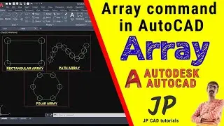 Array command in AutoCAD (in Hindi) | AutoCAD | Mechanical design software | 