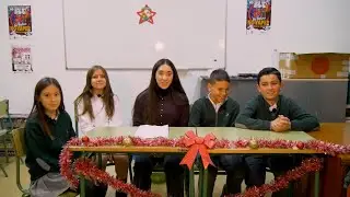 Tertulia y Ahorcado de Navidad. Alumnos del colegio Vicente Medina.