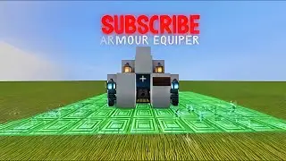 HERE IS HOW TO MAKE A ARMOUR EQUIPER MACHINE IN MINECRAFT 