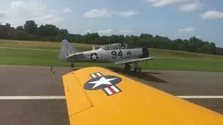 Culpeper 19.08.18 отметил день Воздушного Флота на Texan T6 ))) cool 👍