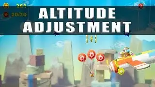 Yoshi's Crafted World Altitude Adjustment all flowers red coins and 20 hearts