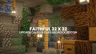 UPDATE! TEXTURE PACK FAITHFUL 32x32 MCPE NO LAG - Caves & Clifs Mcpe 1.17