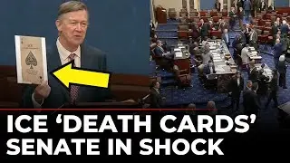 Lawmaker Shows ‘DEATH CARD’ Allegedly Left By ICE Agents After Detaining People | US Senate | Trump