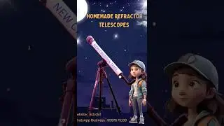 DIY Magic on a Dime / 60mm Refractor telescope 🔭 #shrots #space #nasanova # star# moon