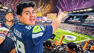 Surprising THE BIGGEST Seahawks Fan W/ Super Bowl Tickets! (EMOTIONAL)