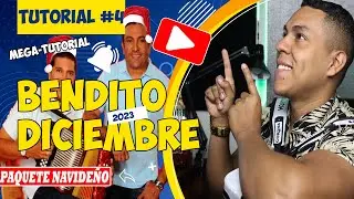 🎅 Tutorial de acordeon Bendito Diciembre Los Betos -  🎄 | Tutorial #4