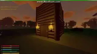 Unturned ►How to build a simple and easy house!!