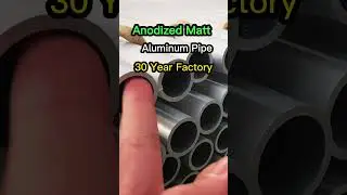 Aluminum Extrusion Anodized Matt Aluminum Pipe With Over 30 Years Factory Experience