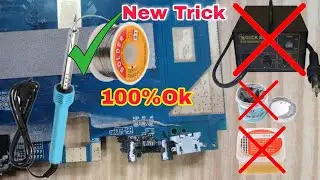 Charging Port Replace With Heat Gun New Trick | Replace Charging Base With New Ideas