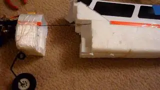 How To:  Fix a CRASHED Art-Tech Wingtiger, or any other RC foam airplane