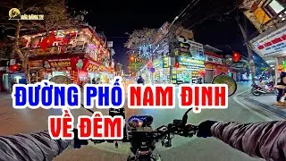 Đường phố Nam Định về đêm