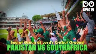 PAKISTAN VS SOUTH AFRICA CWC 19 - FANS REACTION FROM LORD'S CRICKET GROUND - DO TRAVELS