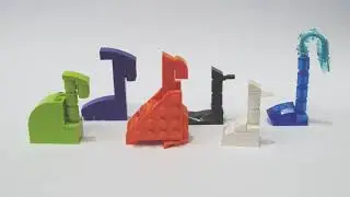6 Easy Lego Swan Style Birds MOC Building Ideas. Lego Building Instructions Lego Tutorial. DIY Birds