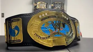 Обзор реплики пояса Интерконтинентального чемпиона WWE (овальный)