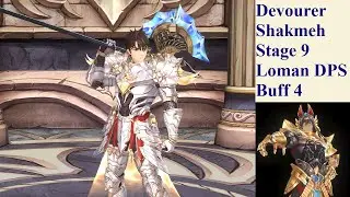 King's Raid: Devourer Shakmeh (Stage 9) - Loman DPS (Manti) Buff 4