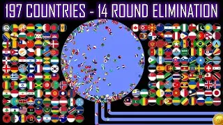 197 Countries - 14 Round Ultimate Eliminations | WORLD MARBLE RACE #69