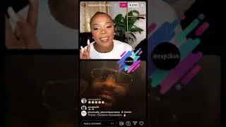 Amanda Malela et Fally ipupa live Instagram