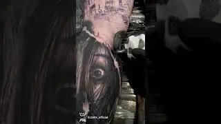 Adding to this horror sleeve #tattoo #tattooartist #horror