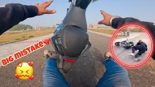 One Mistake💔| Stunts Gone Wrong😰|Wheelie Fail😱|Day -5
