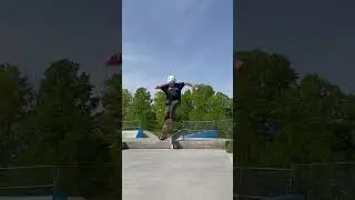 FS 180 Off Ledge Over Rail